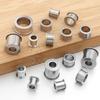5-10pcs/lot Stainless Steel Spacer Beads Big Hole Round Big Hole Slider Beads DIY Jewelry Making Necklace Bracelet Accessories