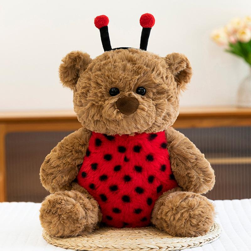 Cute Bee Teddy Bear Plush Toy Rag Doll Bear Doll Children's Gift Doll