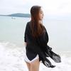 Dame Chiffon Beach Cover up Badedrakt Kimono Cardigan Shawl Beach Wrap Cover up