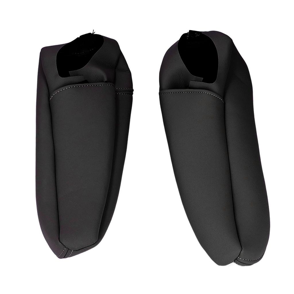 2PcsCelsiusSet Car Front Seat Armrest Cover Leather Waterproof Good Toughness Replacement for Siena 2005‑2010