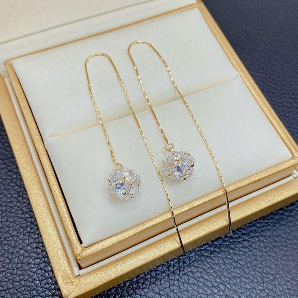 Korean-Style Long Tassel Ear Cuffs for Women - 2023 Lightweight Luxury with Simple, Sweet Design
