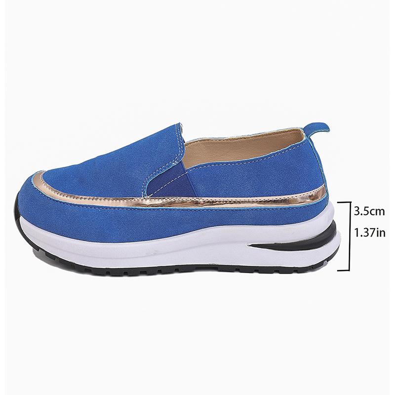 Fashion Women's Casual Sports Sneakers Comfortable Slip On Thick Sole Walking Shoes Woman Lightweight Non Slip Platform Running Shoes