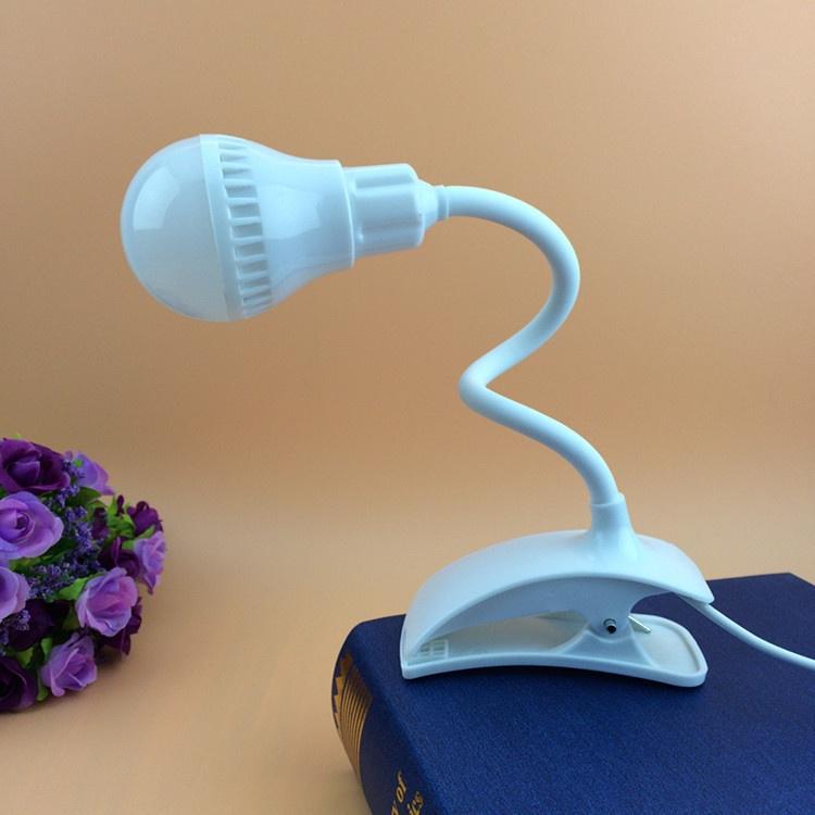 1PC Creative USB Clip Light LED Small Desk Light Learning Eye Protection Book Light USB Light