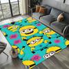 3D Kawaii Cartoon M-Minions-s Cute Carpet Rug Art for Room Decor Sofa Christmas Halloween Gifts Fans Area Rug Non-slip Floor Mat