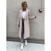 Autumn and Winter Long Suit Collar Woolen Coat Coat Women