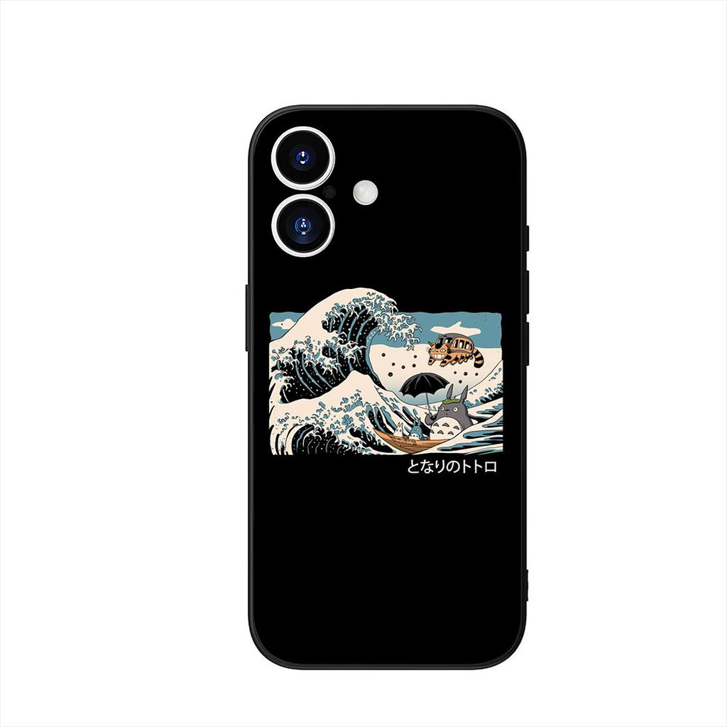 Phone Cover for Apple iPhone 16 15 14 Plus 13 12 Mini 17 Pro Max + 16E Air 16+ ProMax Case The Great Wave of Kanagawa Casing