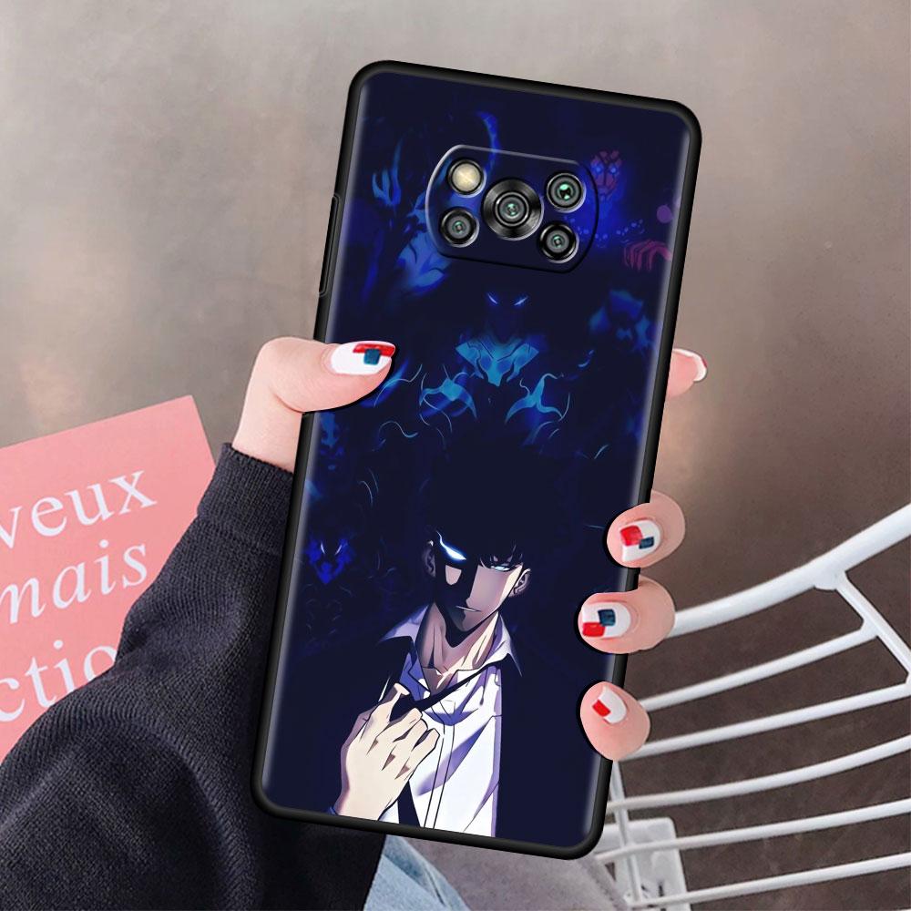 Husa din Tpu pentru Xiami Poco X3 NFC M3 F1 F3 M4 Pro Husa de telefon moale pentru Mi 11 Lite 11T 10T Pro Note 10 Funda Anime Solo Leveling Sac