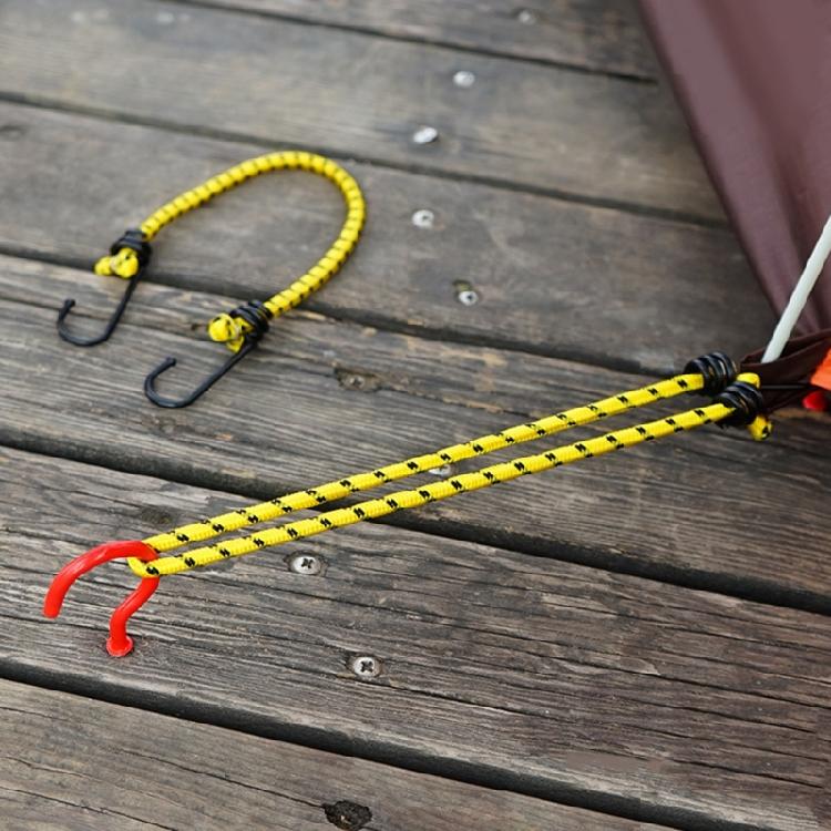 Camping Bungee Cord Elastic Tie Strap String Kayak Cycling Luggage Packing Ropes