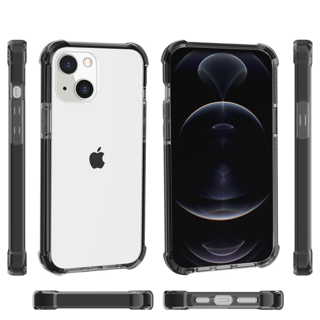 Applicable To Apple 13 Acrylic Mobile Phone Case iPhone13 Transparent Three-in-one Airbag Anti-drop Hard Case Factory Wholesale