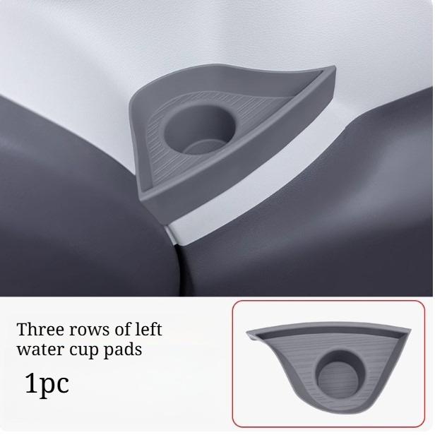 Third-Row Cup Holder Silicone Mat for Toyota Sienna & Granvia - Modified Car Interior Accessory