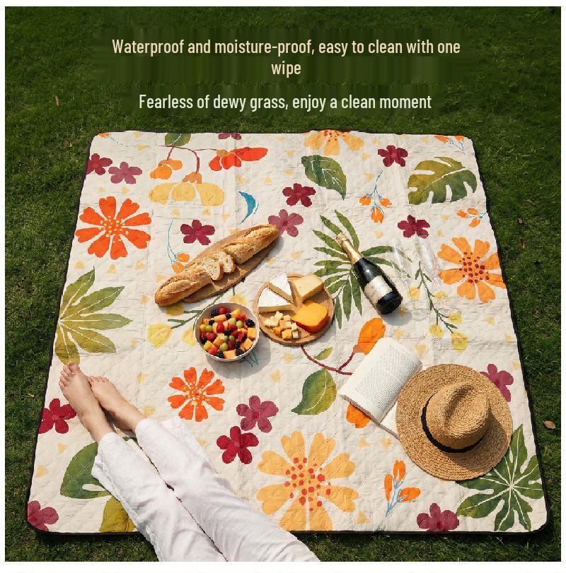 Oversized Waterproof Beach & Picnic Mat - Foldable, Thickened PEVA for Outdoor Use
