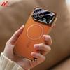 Men Women Business Carbon Fiber for Magsafe Case for iPhone 14 15 16 17 Pro Max 17Pro Wireless Charing Soft TPU Phone Cover