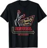 Treaty Oak Revival Neon Sign Retro Legs No Vacancy T-shirt