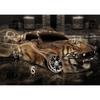 Dreamy Sports Car Animal Poster: Creative Wall Art for Bedroom, Bar, or Study