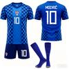 Camisa de Futebol da Croácia para a Copa do Mundo de 2026 para Crianças e Adultos MODRIC #10