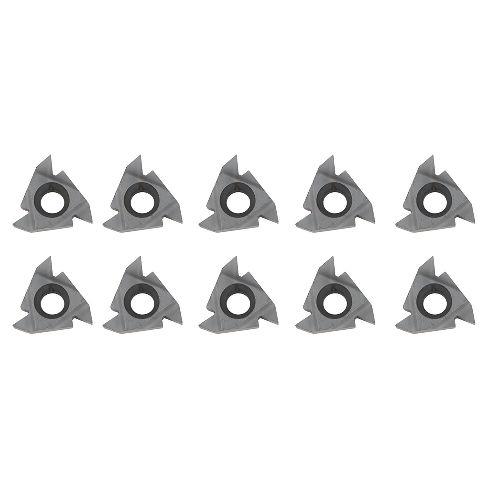 

10Pcs CNC Turning Blade Inserts Thread Cutting Lathe Machine 16ER AG55