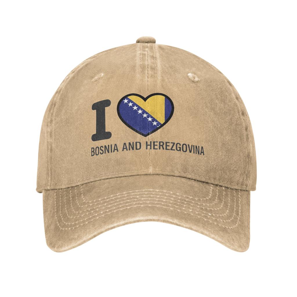 Bosnia and Herzegovina Flag Accessories Baseball Caps Unisex Women Casual  Hats Cap Adjustable Sun Cap