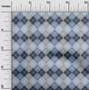 oneOone Cotton Flex Bright Red Fabric Argyle Check Dress Material Fabric Print Fabric By The Yard 40 Inches