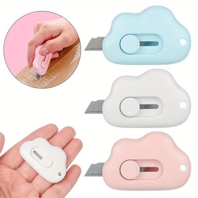 Cloud Cat Mini einziehbares Allzweckmesser: Perfekt für Heimwerkerarbeiten, das Öffnen von Briefen und das Schneiden kleiner Schachteln