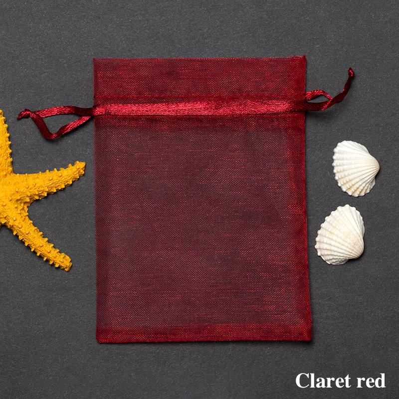 100 buc Pungi Cadou Ciocolată Transparente Șifon Șnur Organza Crăciun Anul Nou Ziua Îndrăgostiților Petrecere Cutie Bomboane