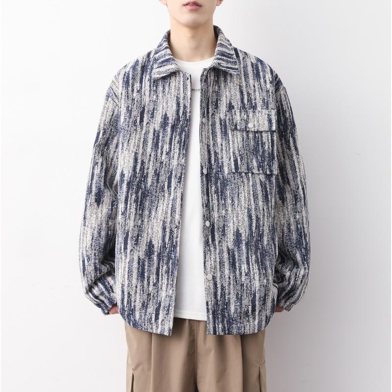 Korean Version of Spring Loose Lapel Men's Youth Casual Jacket Windproof Jacket Trendy Casual