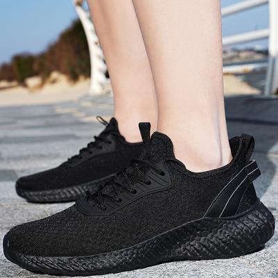 39-48 Czarne buty sportowe na co dzień Obuwie męskie na co dzień Lekkie buty do biegania z miękkim dnem
