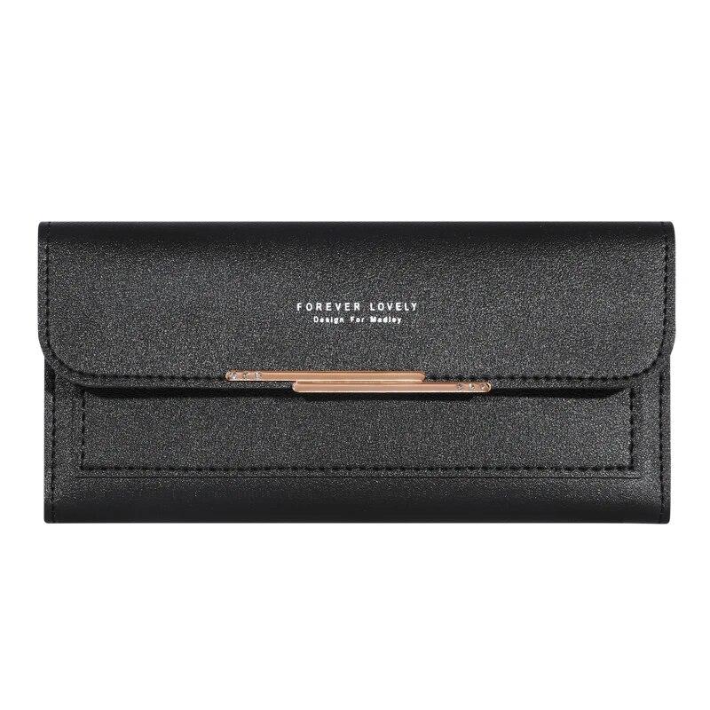 Women s Wallet Metal Long Folding Personalized Student Cute Mini Fashion Wallet Handheld Zero Wallet