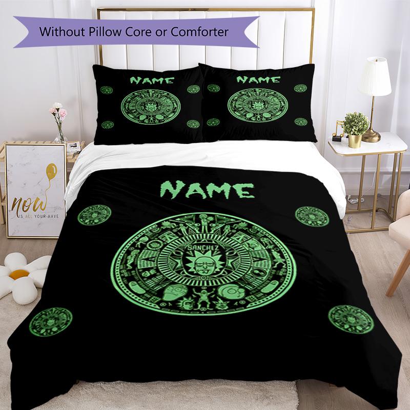 Warner Bros. Movies (4) Customize Your Name Bedding Set Breathable Duvet Cover with Pillowcases Home Decoration Birthday Gift
