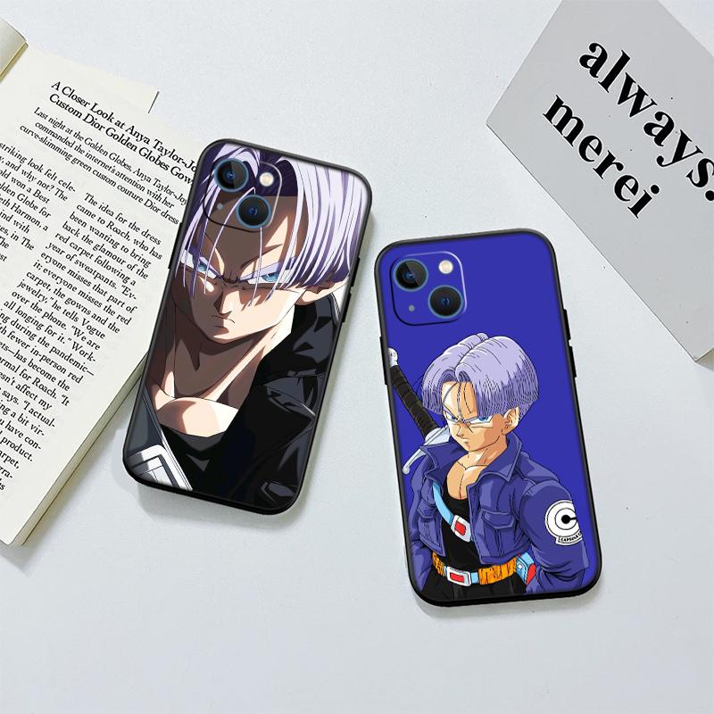 Dragon Ball Trunks New High-End Shell Phone Case for iPhone 16 15 14 13 12 Pro Max Plus Mini