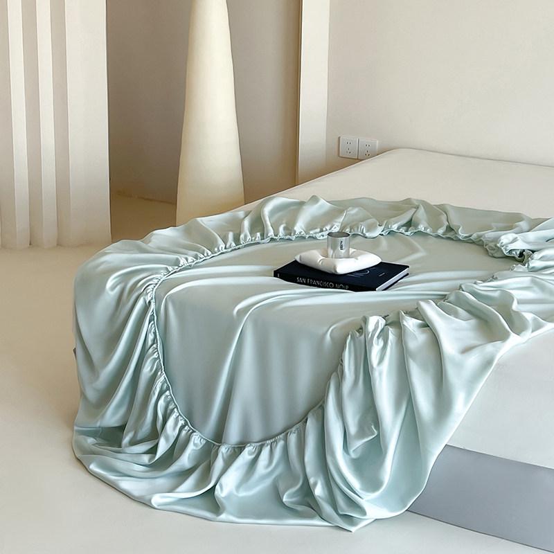 Tencel 360° Elastic Band Cooling Bed Cover for 1.5/1.8m Mattress - Silky Summer Comfort