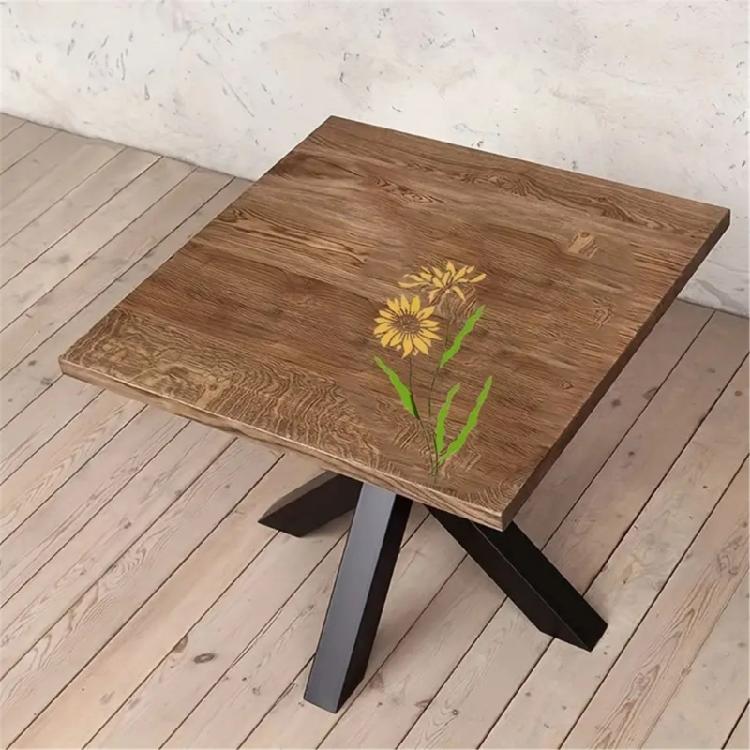 Kindersichere Zeichenübungs-Sets 18 Präzise Geschnittene Wildblumen-Schablonen Wiederverwendbare Kunststoff-Kunstführer Für Schulprojekte Kreatives Lernen