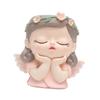 Girl Head Planter Cartoon Girl Statue Figurine Resin Creative Flowerpot for Living Room Indoor Outdoor Garden Tabletop Gifts