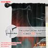 2pcs, plane printing Curtain Popular Demon dragon and car Versatile Fabric (without rod) Room Decor Use for Living Room,