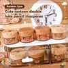 2 pezzi di simpatici temperamatite a doppio foro a forma di capibara, mini temperamatite kawaii, premi per studenti, regali di cancelleria per studenti