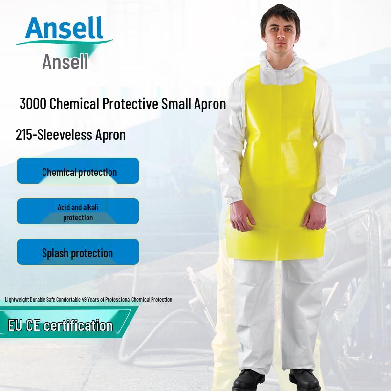 ANSELL 3000 Chemical Protection Apron One Size