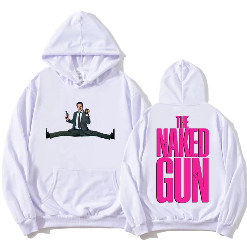 The Naked Gun Movie Hoodies Long Sleeve Fashion Hooded Sweatshirts Casual Autumn Fleece Female Pullovers Film Graphic Print Tops