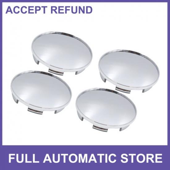 4 pcs 68mm Dia 6 Clip Car Wheel Tyre Center Hub Caps Covers Protector