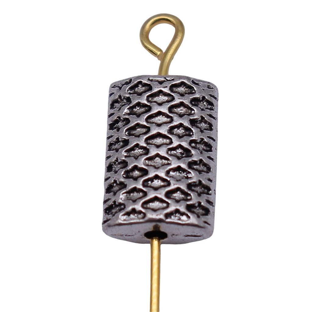 Runde Perlen mit kleinem Loch Antike Metallanhänger Abstandshalter Schmuckherstellung Zubehör
