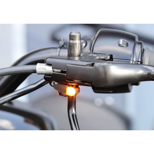 Kijima Motocyklové díly Blinkry Sada předních Blinkrů Sportter na šroubová montáž nano zrcátka ('14-) HD-01198