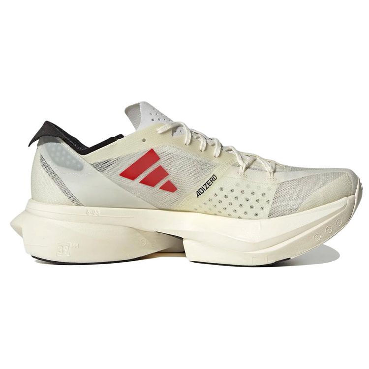 Adidas Adizero Adios Pro 3 To Run Is To Live! Unisex Sneakers Cream Off-White Better-Scarlet GW7261
