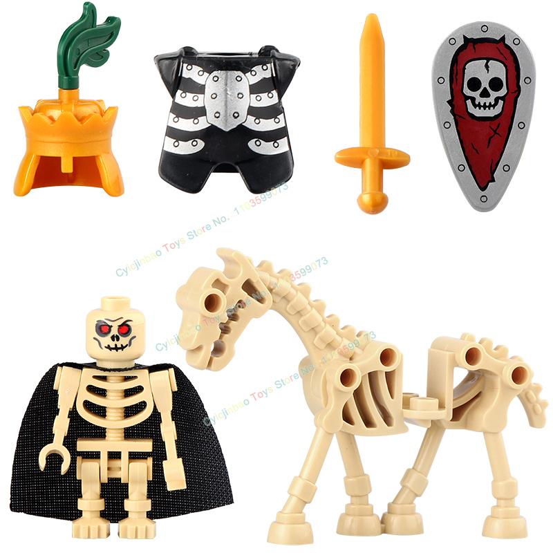 

Средневековый Рыцарь Скелет Рыцарь Аксессуары Щит Копье Доспехи Кирпичики Конструктор Экшн Фигурка Детская Игрушка AX9815-16 01 02 10 18