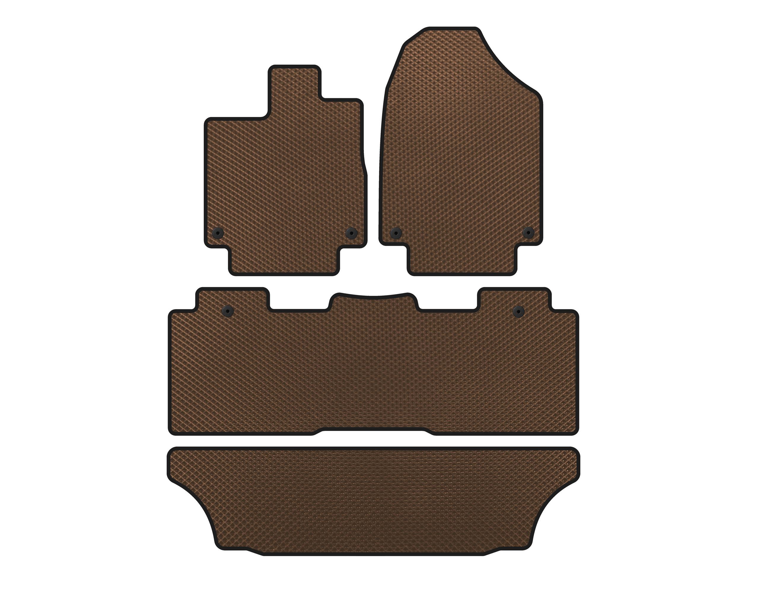 

EVA mats (3 rows, Brown) for Honda Odyssey