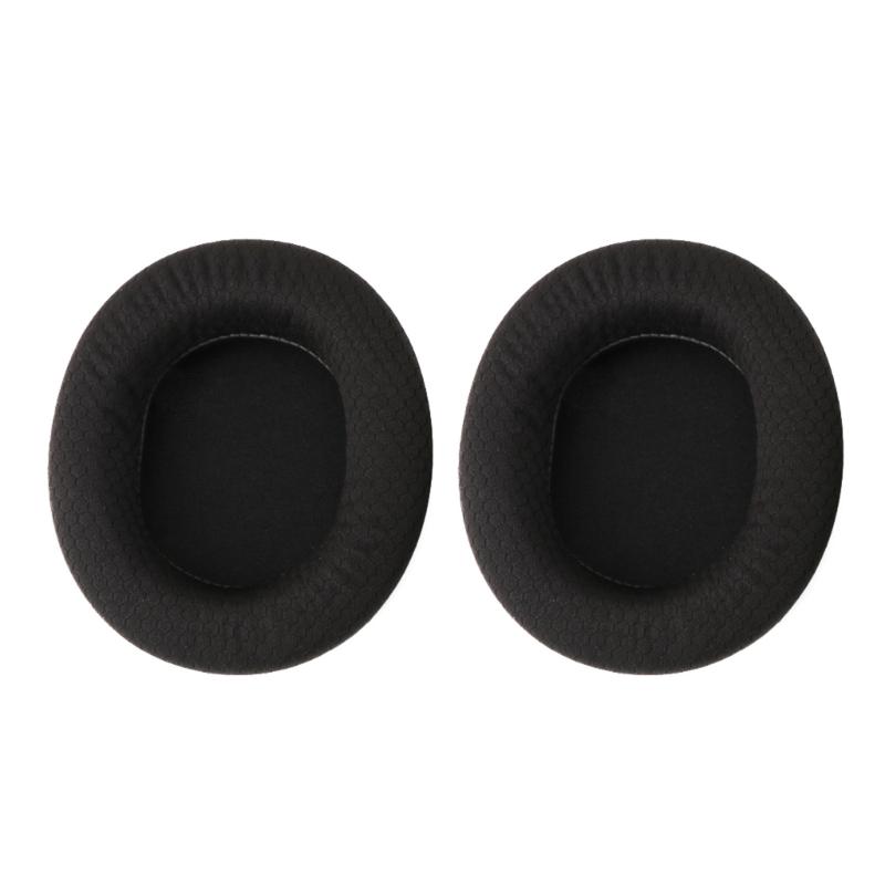 1Pair Earpads Mesh Fabric Ear Pad Ear Cushions Cover Memory Foam Earmuffs for Arctis 1 3 5 7 9 Headsets