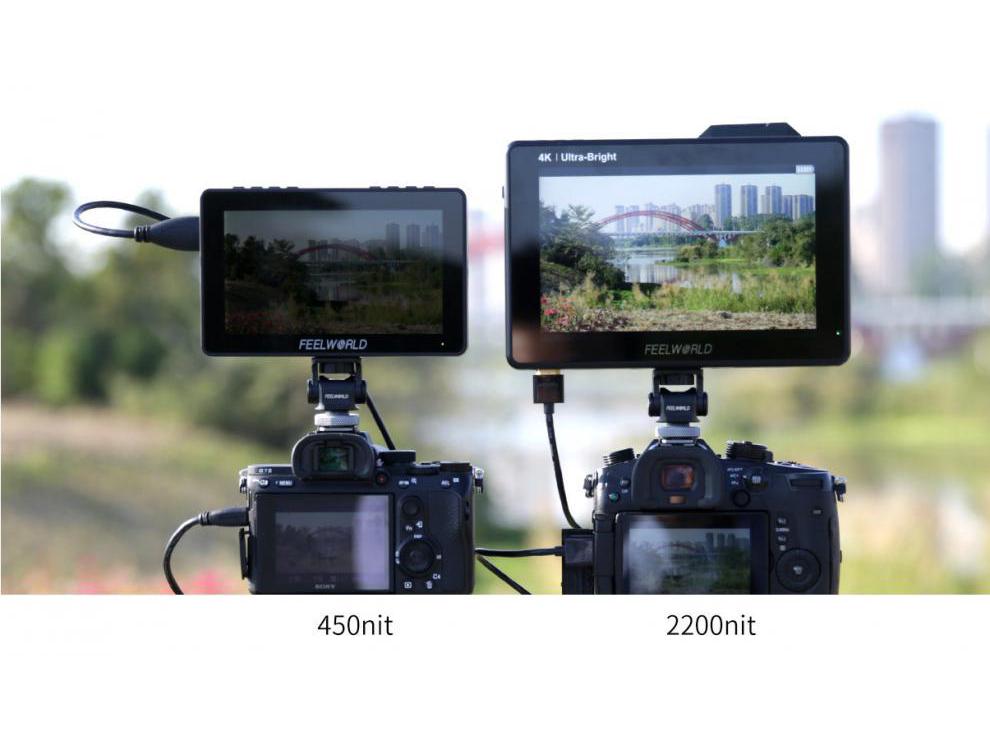 FEELWORLD LUT7 PRO 4K HDR Monitor Kit - 2200nits Touchscreen, External Power Supply