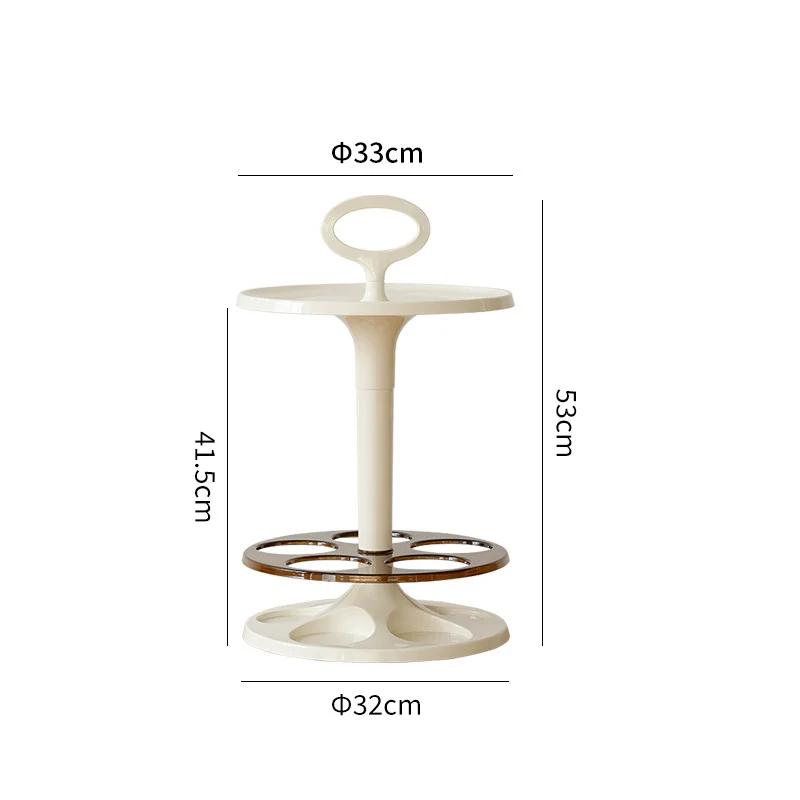 Wine Rack Sofa Side Table Small Furniture Convenient Hand Carry Small Wine Table Afternoon Tea Dining Table Simple