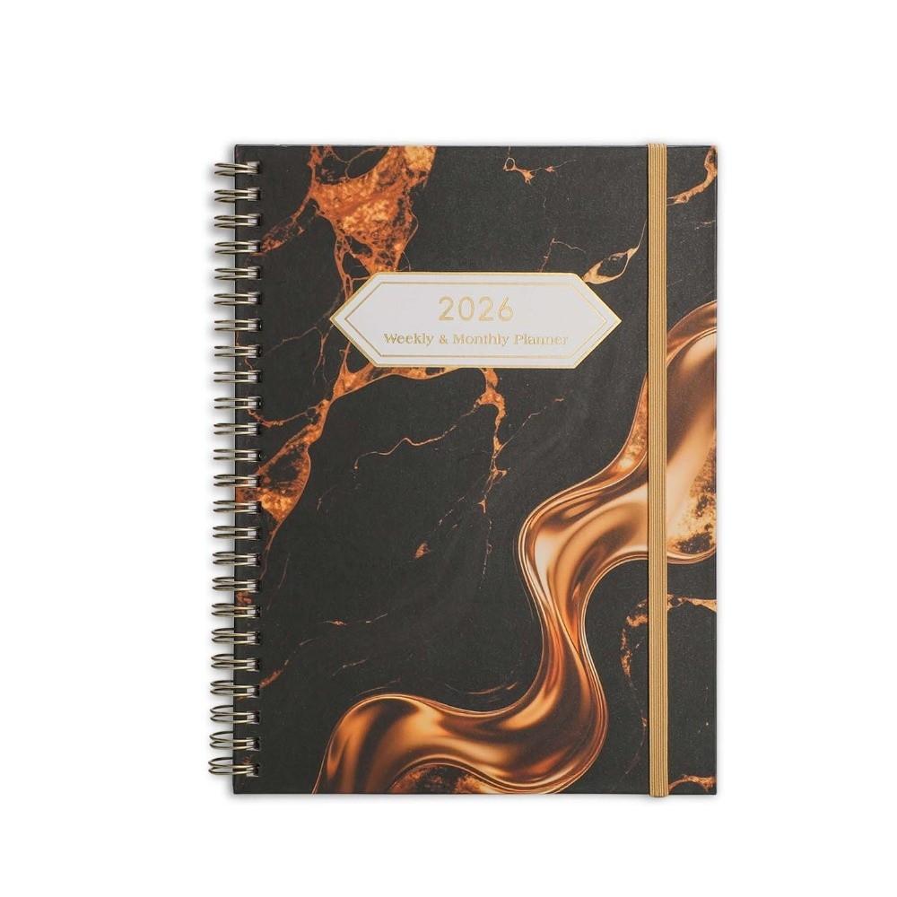 2026 Spiral Organizer with Calendar Notes Portable Daily Schedule Book Daily Schedule
