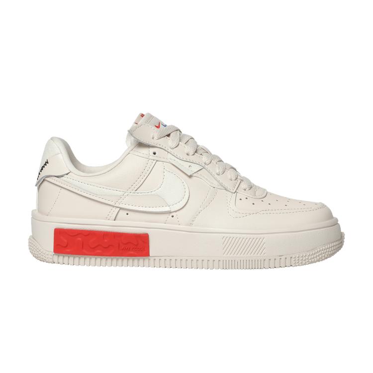 Nike Wmns Air Force 1 Fontanka Pearl White University Red 36.5