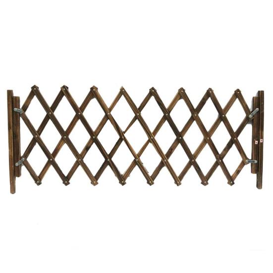 

33-110см Собаки Деревянный Забор Ворота Панель Расширяемый Безопасность Питомца Разделительный Барьер S