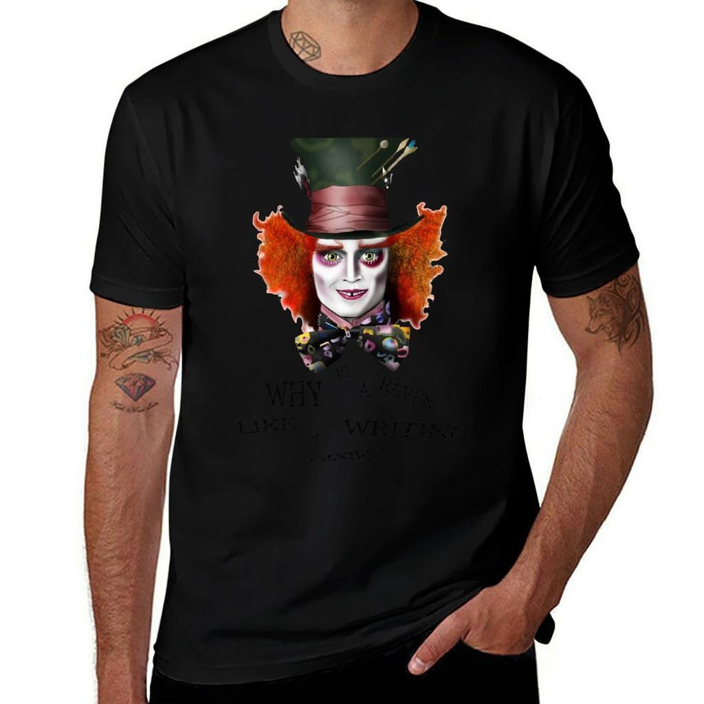 Mad Hatter Tshirt Basic Regular Fit Casual Tshirt