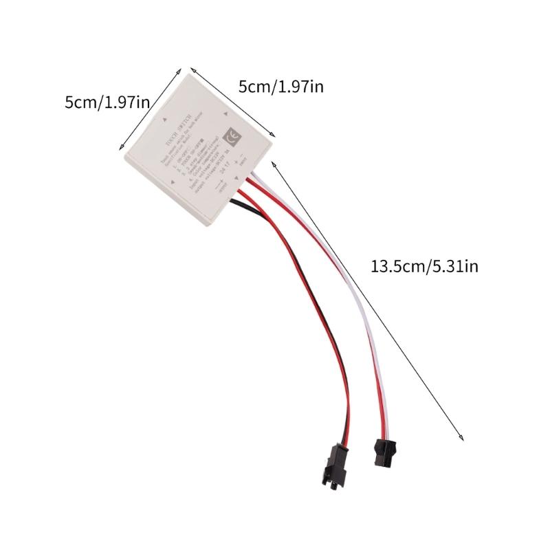 Industrial Touch Sensor Convenient Touch Switches 2-12V for Bathroom Glass